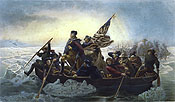 After Leutze, Washington Crossing the Delaware