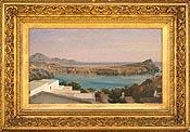 Fig. 9: Leighton, View of Lindos, Rhodes