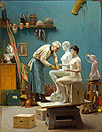 Fig. 11: Gerome, The Artist Sculpting Tanagra