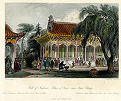 fig 5: Allom, Hall of Audience, Palace of Yuen min Yuen, Peking