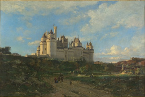 The Château de Fontainebleau, Napoleon III and Eugenie in a Second