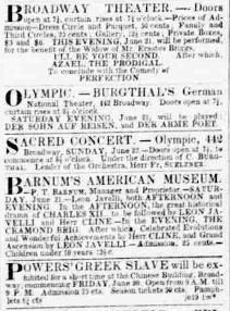 Advertisement, *New York Daily Tribune*, June 21, 1851, 1.